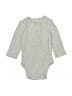Carter's Tweed Gray Long Sleeve Onesie 6-9 MO / 9 MO - photo 1