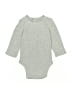 Carter's Tweed Gray Long Sleeve Onesie 6-9 MO / 9 MO - photo 2