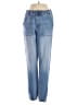 Grace & Lace Color Block Blue Jeans Size 4 - photo 1