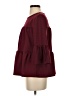 Shein Burgundy 3/4 Sleeve Blouse Size 4 - photo 5