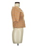 Topshop Orange 3/4 Sleeve Top Size 6 - photo 4