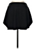 Unbranded Solid Black Casual Skirt Size XL (estimated) - photo 1