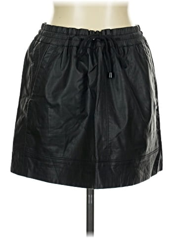 Trouve Faux Leather Skirt (view 1)
