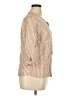 Anne Klein Stripes Tan 3/4 Sleeve Button-Down Shirt Size XL - photo 4