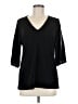 MICHAEL Michael Kors Black 3/4 Sleeve Top Size M - photo 1