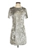 R. Vivimos Metallic Silver Cocktail Dress Size S - photo 1