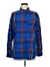 Old Navy 100% Cotton Plaid Blue Long Sleeve Button-Down Shirt Size M - photo 1