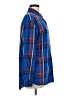 Old Navy 100% Cotton Plaid Blue Long Sleeve Button-Down Shirt Size M - photo 4