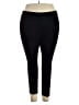 Sejour Solid Black Active Pants Size 22w - photo 1