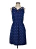 Gap Chevron-herringbone Blue Casual Dress Size XS - photo 1