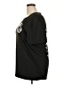 Romwe 100% Polyester Black Short Sleeve T-Shirt Size XXL - photo 5