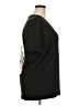 Romwe 100% Polyester Black Short Sleeve T-Shirt Size XXL - photo 4