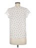 E&M Collection 100% Polyester White Short Sleeve Blouse Size M - photo 2