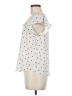 E&M Collection 100% Polyester White Short Sleeve Blouse Size M - photo 5