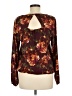 Allison Joy 100% Polyester Burgundy Long Sleeve Blouse Size M - photo 2