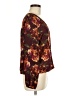 Allison Joy 100% Polyester Burgundy Long Sleeve Blouse Size M - photo 4