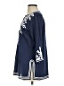 Gretchen Scott Designs Blue 3/4 Sleeve Blouse Size S - photo 5