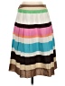 Talbots 100% Cotton Color Block Brown Casual Skirt Size 2 - photo 1