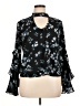 Living Doll 100% Polyester Black 3/4 Sleeve Blouse Size XL - photo 1