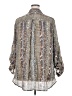 Fred David Animal Print Gray Long Sleeve Blouse Size 3X - photo 2