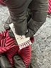 Unbranded Burgundy Long Sleeve Blouse Size M - photo 4