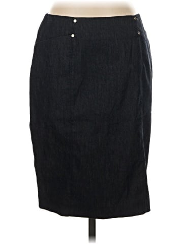 White House Black Market Denim Skirt (view 1)