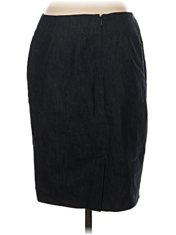 White House Black Market Denim Skirt (view 2)