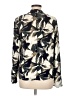 Just Female 100% Viscose Floral Black Long Sleeve Blouse Size M - photo 2