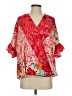 Umgee 100% Polyester Red Kimono Size S - photo 1