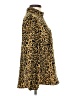 J.Crew 100% Polyester Animal Print Gold Long Sleeve Blouse Size S - photo 4