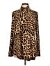 JM Collection Brown Long Sleeve Turtleneck Size L - photo 1