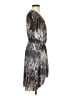 Express 100% Polyester Tie-dye Gray Purple Casual Dress Size S - photo 4