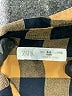 Zara 100% Baumwolle Plaid Yellow Long Sleeve Button-Down Shirt Size 4-5y - photo 3