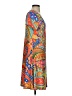 Assorted Brands Paisley Orange Casual Dress Size S - photo 4