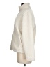 Straight Down 100% Polyester Solid Ivory Faux Fur Jacket Size M - photo 5