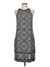 Unbranded Graphic Gray Black Cocktail Dress Size M - photo 1