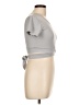 Women's Best Gray Short Sleeve Top Size L - photo 4