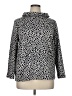 Ann Taylor Animal Print Blue Pullover Sweater Size XL - photo 1