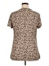 14th & Union Animal Print Tan Short Sleeve T-Shirt Size XL - photo 2