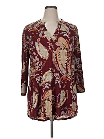 Pink Coconut Boutique 3/4 Sleeve Blouse (view 1)