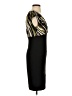 Bisou Bisou Graphic Black Cocktail Dress Size 4 - photo 4