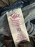 Justice Stars Blue Jeans Size 10 - photo 4
