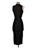 Topshop 100% Polyester Solid Black Cocktail Dress Size 2 - photo 2