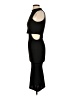 Topshop 100% Polyester Solid Black Cocktail Dress Size 2 - photo 5