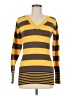 Only 100% Cotton Stripes Yellow Pullover Sweater Size M - photo 1
