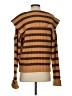 Line & Dot Stripes Brown Pullover Sweater Size XS - photo 2