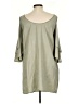 Zara Basic Solid Green Casual Dress Size L - photo 2