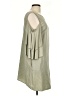 Zara Basic Solid Green Casual Dress Size L - photo 4