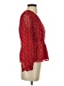 Madewell 100% Polyester Red Long Sleeve Blouse Size XS - photo 4