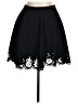 Unbranded Solid Black Formal Skirt Size M - photo 2